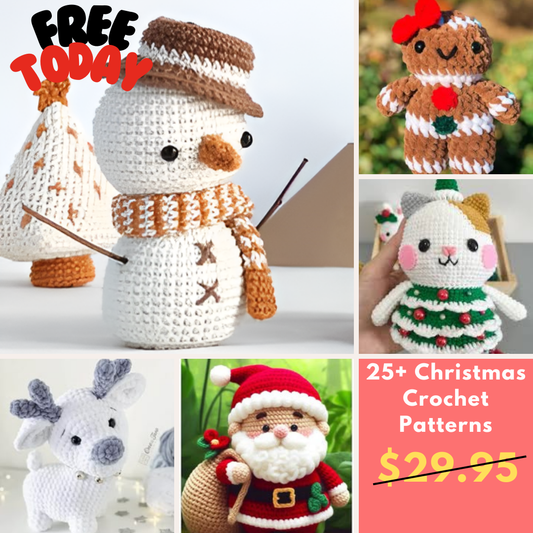 25+ Christmas Patterns (FREE TODAY)